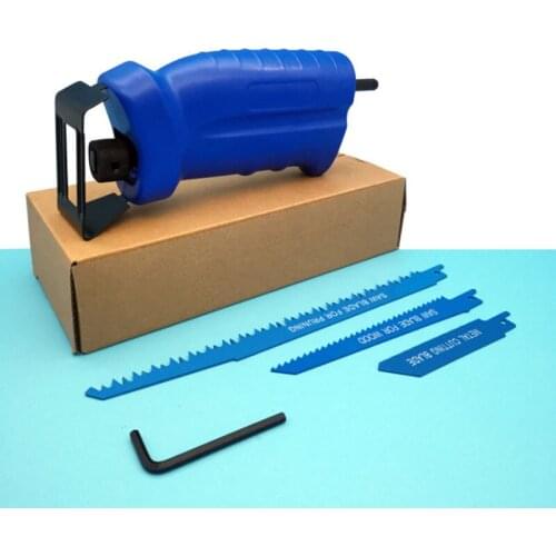 Portable Electric Drill Reciprocating Saw Sabre Saw Wood Square Pipe PVE Pipe Cutting Machine Power Tool Send Saw Blade