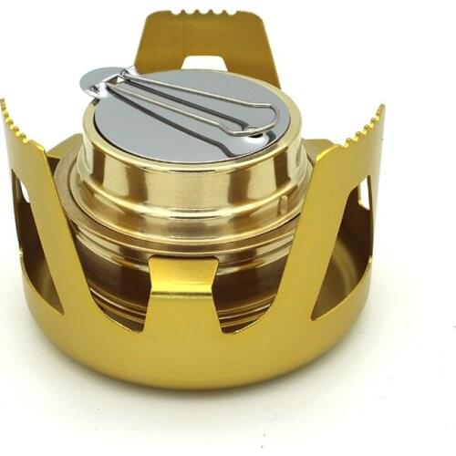 Portable High Quality Outdoor Picnic Stove New Mini Ultra-light Combustor Alcohol Stove Camping Furnace Camping for 1-2people