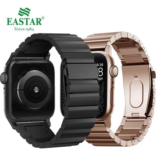 Stainless Steel Strap for Apple Watch 5 Band 40mm 44mm iWatch serie 4/5/6/SE Elastic Metal bracelet Apple watch band 42mm 38mm