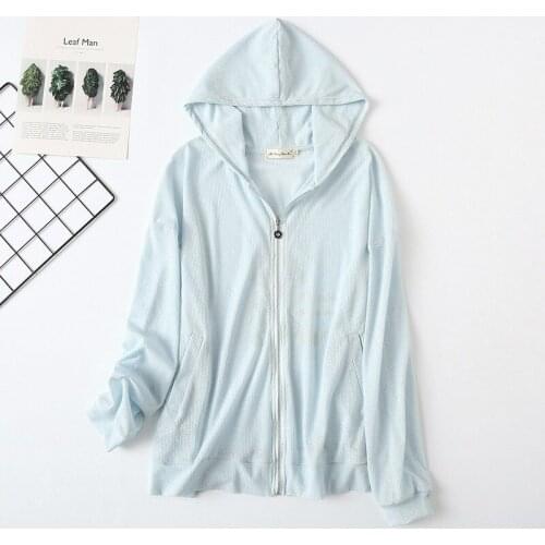 Sports Women Solid Color Long Sleeve Cartoon Printed Hooded Sweatshirt Jacket Loose Cool Jacket Tops Women Sunproof Sweatshirt