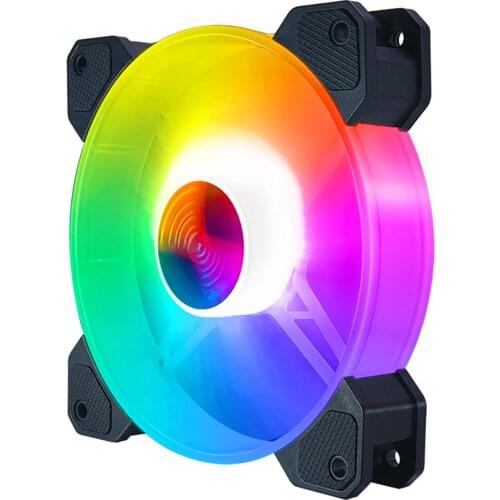 COOLMOON Yuhuan 140mm RGB Cooling Fan Mute Small 6Pin Lighting Quiet Desktop Computer Chassis Cooler Cooling Case Fans 1/2/3pcs
