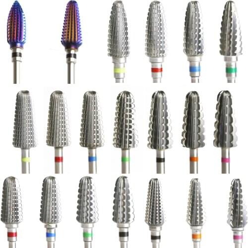 High Quality Typhoon Bit Nail Drill Bit Fastest Remove Acrylics&Gels Two directionalCarbide Nail Drill Bit
