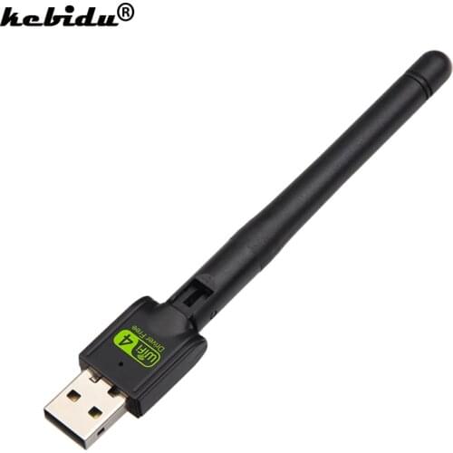 Mini USB2.0 Wifi Adapter 150Mbps 2dB 4dB WiFi Dongle Wi-fi Receiver Wireless Network Card 802.11b/n/g Free Driver wi fi Ethernet