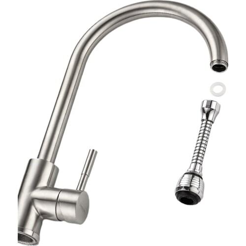 360 Rotatable Bubbler Water Saving High Pressure Nozzle Filter Tap Adapter Faucet Extender Kitchen Bathroom Accessories