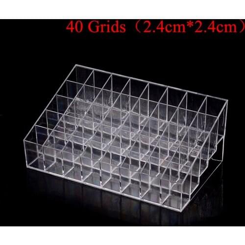 40/36/24 Grids Multifunctional Lipstick Stand Case Home Bedroom Cosmetic Makeup Tools Organizer Holder Plastic Box High Quality