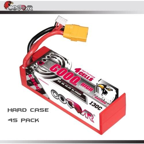 CODDAR 15.2V 6000mAh 130C With XT60 Deans XT90 EC5 XT150 Plug 4S Lipo Battery For 1:10 1/10 RC Car Truggy Buggys Boat Parst