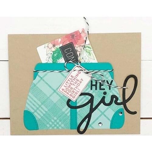 Big Purse Metal Cutting Dies Stencils for DIY Scrapbooking/Card Making Paper Craft Decoration