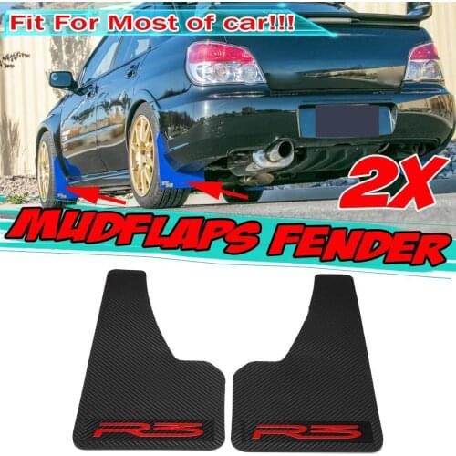 Carbon Fiber Look 2x Mud Flaps Mudguards For Car For Pickup For Ford For Mustang For Focus RS ST For Fiesta For Mondeo