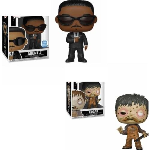 Movie Men in Black: International Edgar Agent J PVC Action Figures 10cm Collection Model Toys for Children Gift