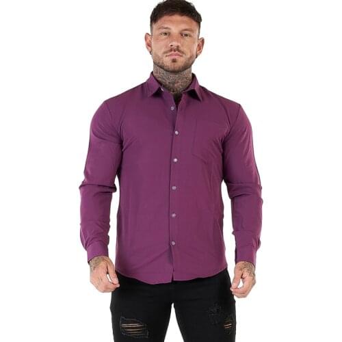 GINGTTO Men's Long Shirts