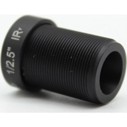 X4pcs 1/2.5" HD 5MP 6mm Fixed Iris M12 MTV IR Board CCTV Lens for Security IP Camera