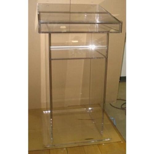 Custom Acrylic Church Podium/Pulpit Modern Perspex Lectern Podium Pulpit plexiglass