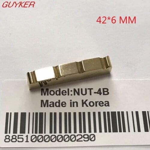 Slotted Brass Bass Nut for Electric Bass Guitar - Size 42*6mm