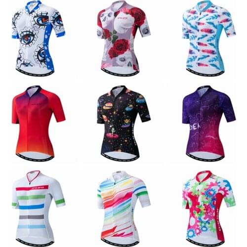 Weimostar Summer Short Sleeve Womens Cycling Jersey MTB Bicycle Clothing Maillot Ciclismo Road Bike mtb Jersey Cycling Shirt
