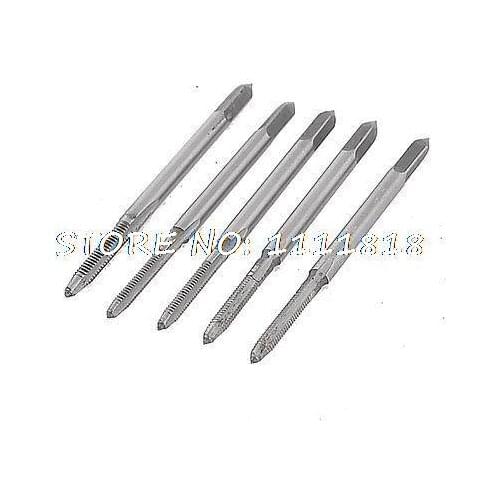 5pcs High Speed Steel M2 2mm x 0.4mm Taper and Plug Metric Tap