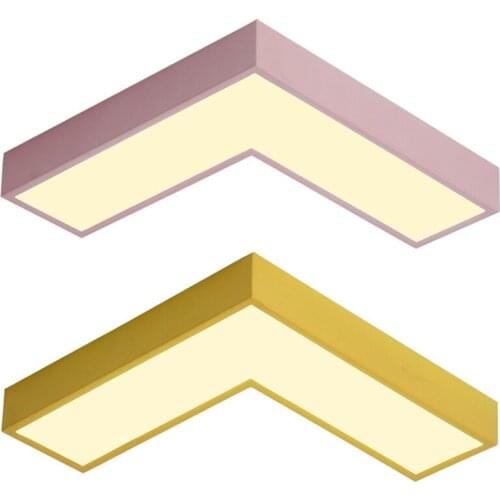 Multicolour Modern Led Ceiling Lamp Creative Geometric figure ultra-thin 5CM Ceiling light For Bedroom Kitchen Restaurant Bar
