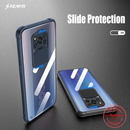 Rzants For Xiaomi POCO X3 NFC POCO X3 Pro Soft Case [Lens Protection] AirBag Conor Hybrid Slim Transparent Cover Casing