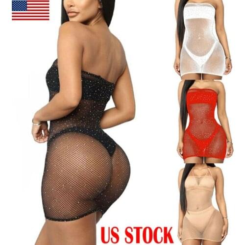 New Fashion Sexy Women Summer Beach Dress Swimwear Lace Crochet Bikini Cover Up Bathing Suit