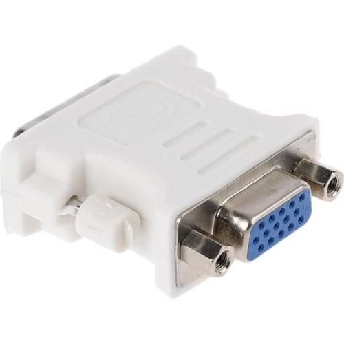 C1FB Hot Selling 15 Pin VGA Female to DVI-D Male Adapter Converter LCD