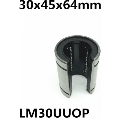 2pcs LM30UUOP 30mm Linear bearings Open Type LM30OP Free shipping 30x45x64 mm