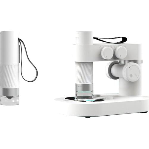 ABS Portable HD Wireless Digital Microscope 1X-400X Zoom for Kids Adults Windows Jewelry Indoors Outdoors Use Beginners Animals