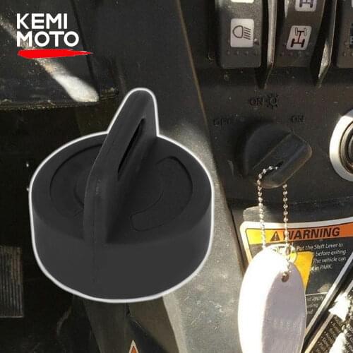 ATV Igntion Key Cover Keyswitch Rubber Protector for Polaris Sportsman Scrambler Black Trail Boss for Can-Am Outlander MAX