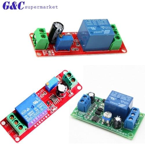 12V Delay Timer Monostable Switch Relay Module NE555 Car Oscillator