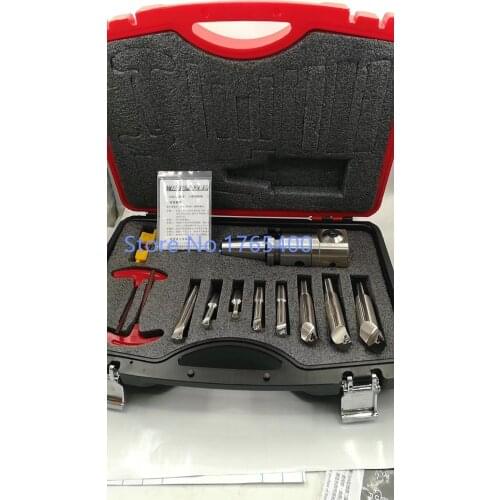 Precision NBJ16 Boring Head System+BT40 M16 Holder +8pcs 16mm Boring Bar Boring rang 6-51mm Boring Tool Set