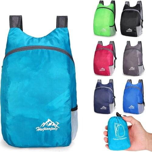 Foldable Backpack Lightweight Packable Bag Ultralight Waterproof Outdoor Travel Daypack Bag Sports Travel Camping Hiking Pack
