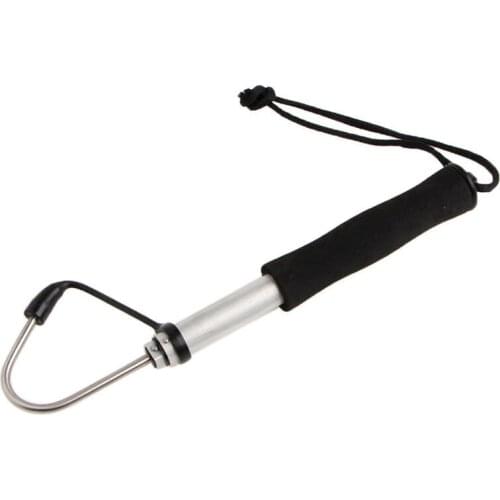 Ice Fishing Gaff Hook Telescopic Fish Gaff Stainless Fishing Spear Hook Hand Gaffs SEC88