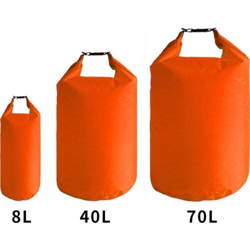 Outdoor Portable Waterproof Dry Bag Roll Top Sack Storage Pouch Bag Travel Bag For Kayaking Rafting Beach Sturdy and Durable