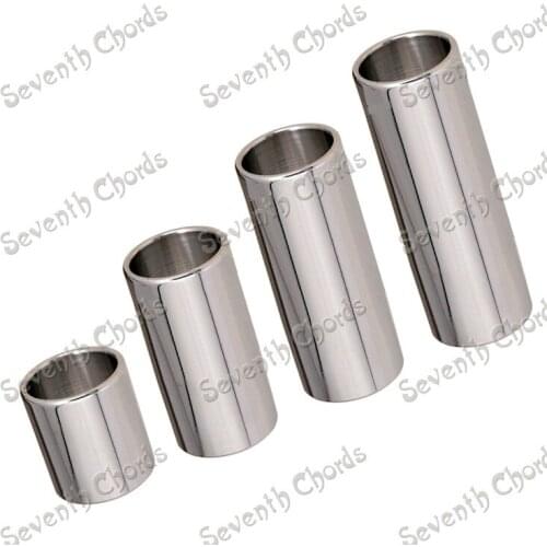 1 Pcs Stainless Steel Guitar Tone Bar Slide / Length:28mm & 51mm & 60mm & 70mm for choose