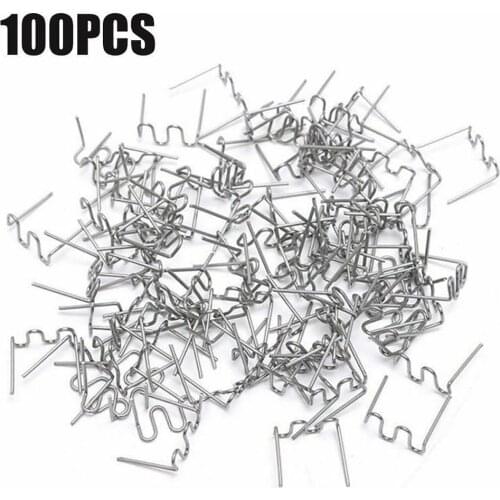 NEW 100pcs Automobile Plastic Bumper Welding Machine Repair Nails 0.8mm Stainless Steel Durable Repair Nails