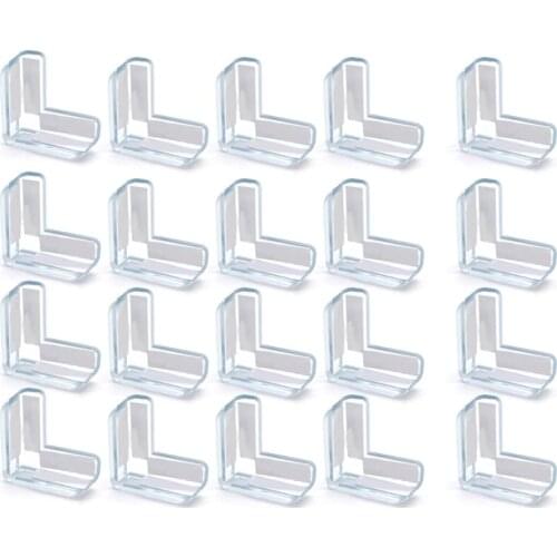 20 pcs Table table Corner protector Edge Baby safety buffer Protective caps Y4UD