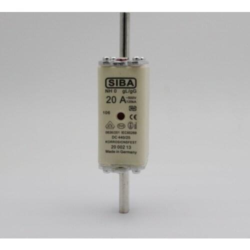 3pcs power dc fuses 2000213.20A 500V New original NH0 fuse types for circuit protect