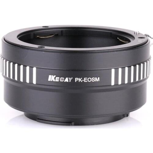 KECAY PK-EOSM Lens Mount Adapter for Pentax K PK Mount Lens to Canon EF-M Mount Mirrorless Camera