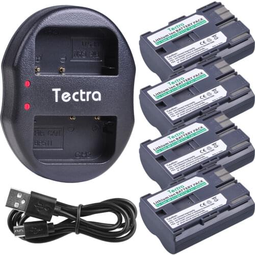 1800mAh 4Pcs BP-511 BP-511A BP511 Battery for Canon G6 G5 G3 G2 G1 EOS 300D 50D 40D 30D 20D 5D BP 511 Battery+USB Dual Charger