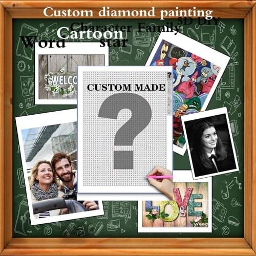 Photo Custom Diamond Painting 5D DIY Full Round/Square Diamond Embroidery Mosaic Hd Picture Custom Gift Decoration Painting