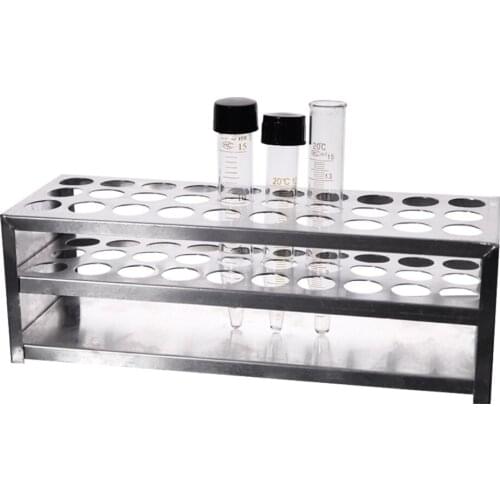 21.5mm 30 Hole Aluminum Test Tube Rack Multifunctional Laboratory Test Tube Holder