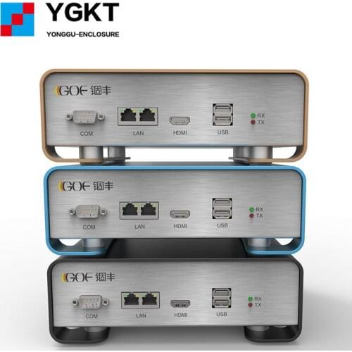 Aluminum enclosure anodizing pcb board box sheet metal custom enclosures for electronic New arrival P01 248.4*81.5*209mm