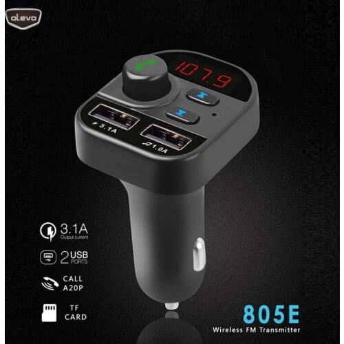 Car MP3 Player Audio Wireless FM Transmitter Dual USB Quick3.1A Mp3 Module Bluetooth Car Kit Charger Usb Car Player Modulator