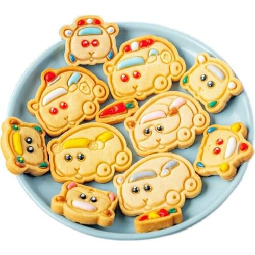 Japaness Anime Guinea Pig Cookie Mold Cute Cartoon Animal Cookie Biscuit Stamp Press Mould Cookie Cutter Baking Pastry Tools