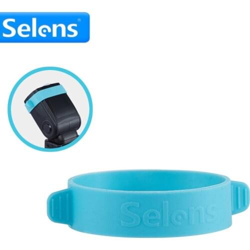Ready Stock Selens Universal Rubber Gels-Band For FLash Speedlight Photo Color Gels Filter