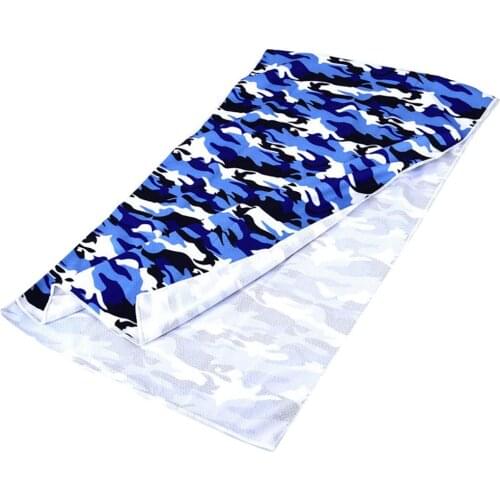 Camouflage Outdoor Sport Yoga Fitness Running Cooling Sweat Absorbent Soft Towel