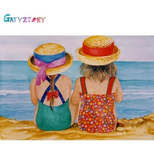 GATYZTORY Painting By Numbers Figure Abstract Picture Drawing On Canvas Coloring By Numbers Home Decor Acrylic Paints