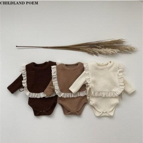 Baby Clothes Newborn Baby Romper Jumpsuit Cotton Baby Girls Romper Clothes With Bib Infant Boys Romper Baby Overalls Onesie