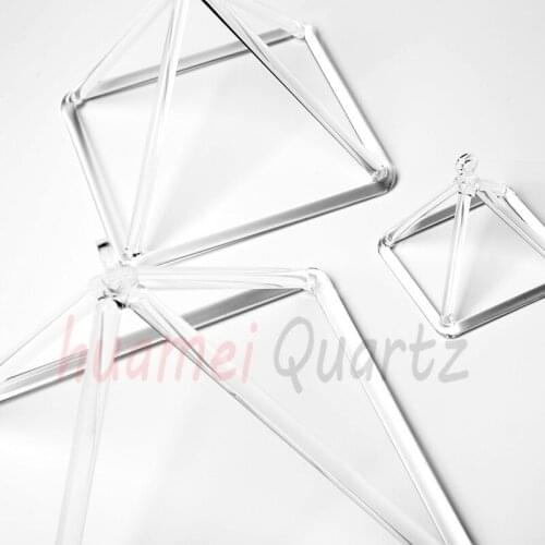 Crystal Singing Pyramid energy Using for Meditation and Healing 10 inch for spiritual meditation