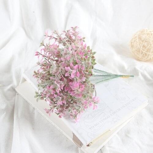 Simulation Flocking Lover Grass Simulation Bouquet Mothers Day Gift Silk Flower Fake Flower Plastic Accessories