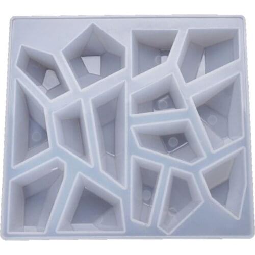 N7MF Crystal Epoxy Resin Mold Irregular Stones Casting Silicone Mould Handmade DIY Crafts Ornaments Making Tools