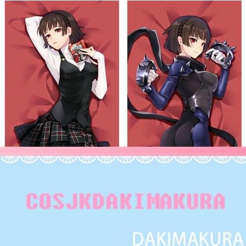 Persona Kasumi Yoshizawa Makoto Niijima Anime Gaming Dakimakura Sexy Girls Body Hugging Pillow Case Pillow Cover Cushion Cosplay